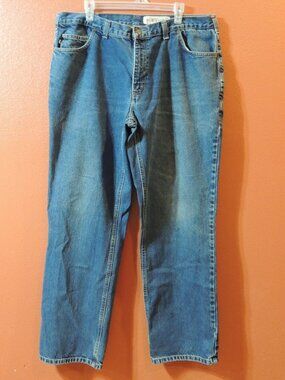 Carhartt Fire Resistant Jeans Men 40x34 Pockets Outdoor Work Denim Blue Jeans